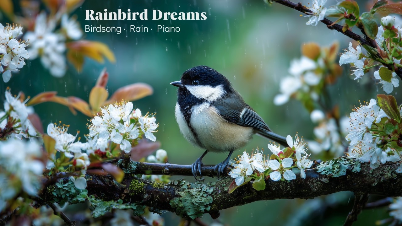 Peaceful Healing 🌧️ Birdsong, Rain & Calming Piano Music 🎹 | Release Tension 🍃