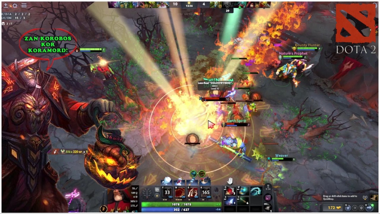 DOTA 2 - HOW NOOB PLAYS WARLOCK! ULTI THEN SUICIDE!