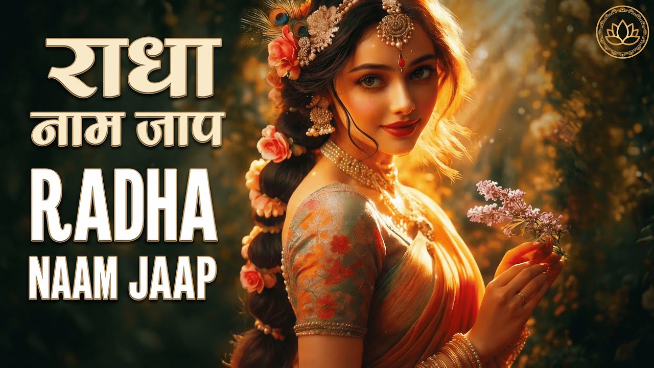 Shri Radha Shri Radha Naam Jap 1008 Baar | श्री राधा नाम जप | Radha Dhun | Peaceful Radha Naam Jap