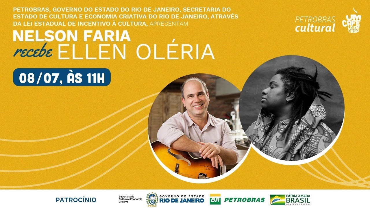 Ellen Oléria e Nelson Faria | Um Café Lá Em Casa