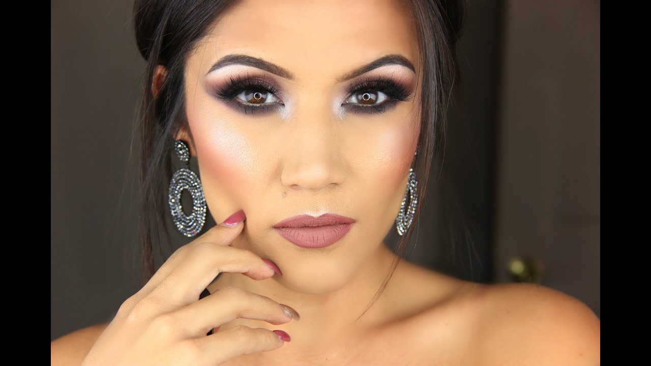 Dark Purple Smokey Eye Tutorial  I Tarte Light of the Party