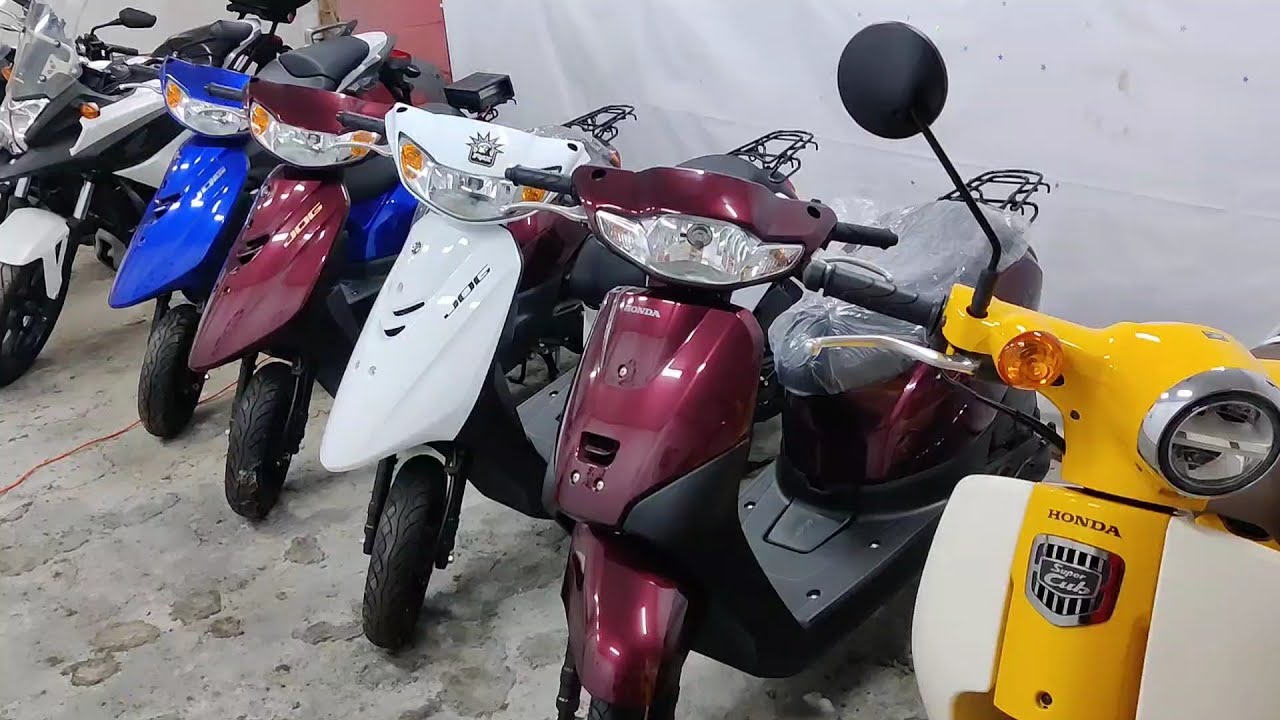 Обзор и сравнение Honda Tact AF75, AF79 Yamaha AY01