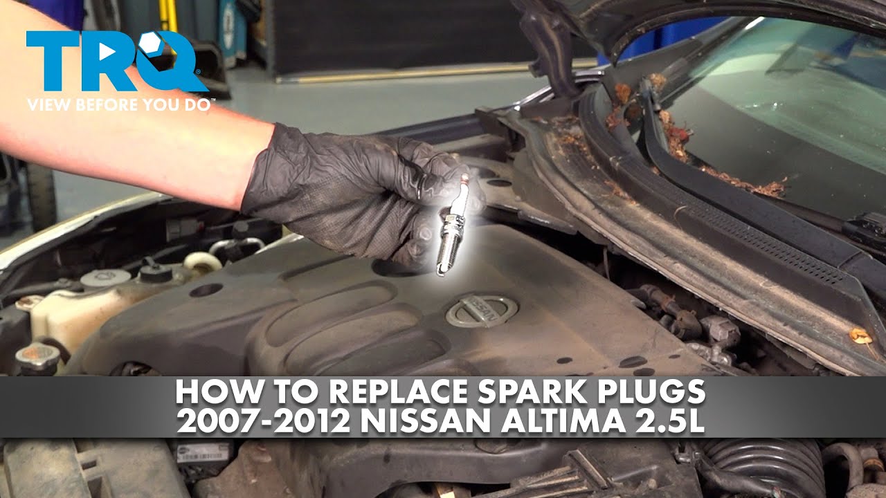 How to Replace Spark Plugs 2007-2012 Nissan Altima 2.5L