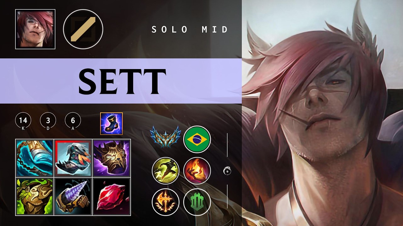 Sett Mid vs Cassiopeia - BR Challenger Patch 26.05