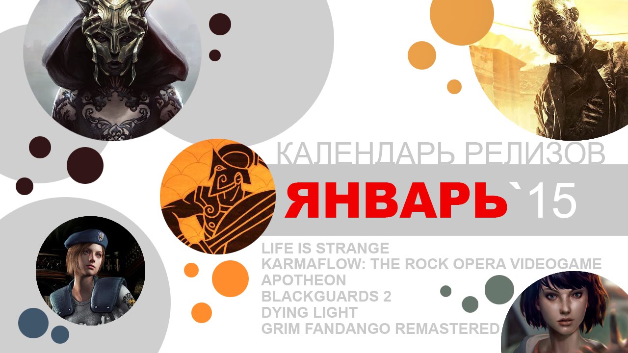 Календарь релизов. Январь 2015