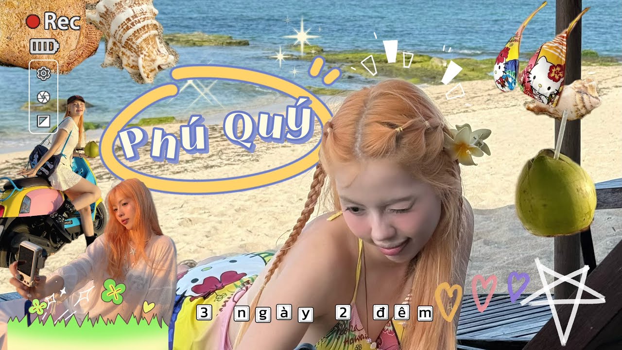 Đảo Phú Quý vlog ᨒ ོ ☼ Chuyến đi 3 ngày 2 đêm chill chill, kết toàn ảnh đẹp với biển 𓇼 ⋆.˚ 𓆉 𓆝 𓆡⋆.˚