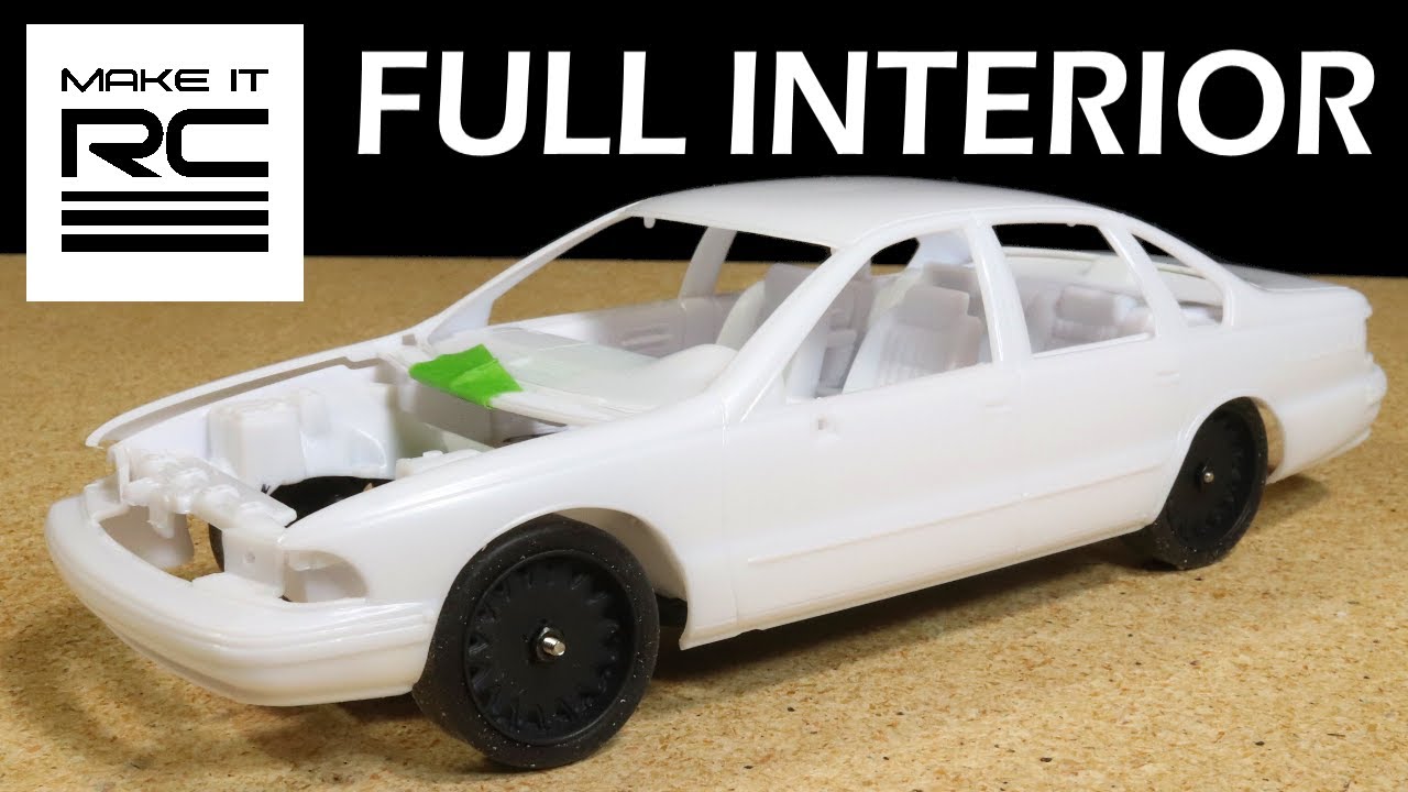 Mounting Revell 94 Chevy Impala SS Body and Interior onto 1/24 Scale FFR SC1 RC Chassis