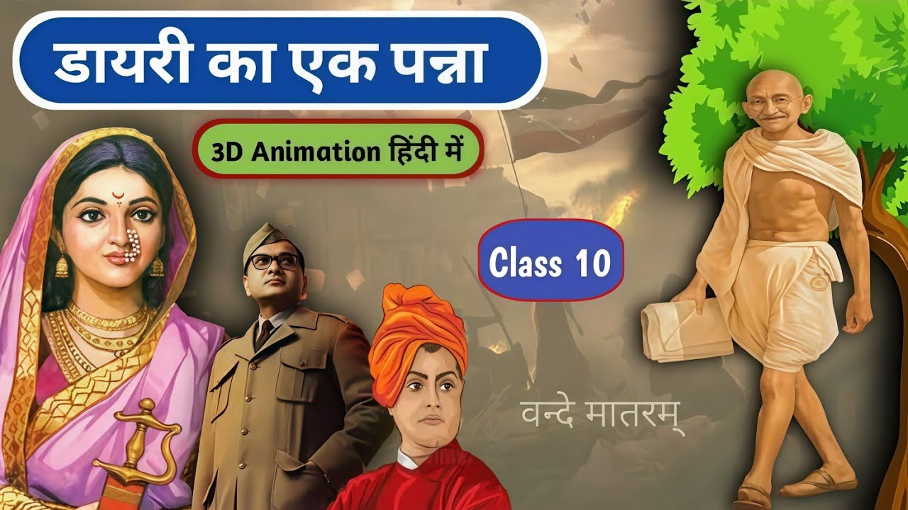 डायरी का एक पन्ना | Dairy Ka Ek Panna | Class 10th Hindi