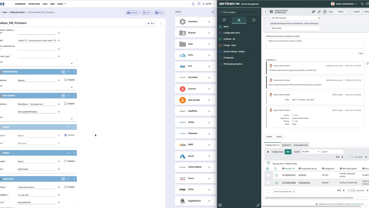 Pliant ITSM Automation