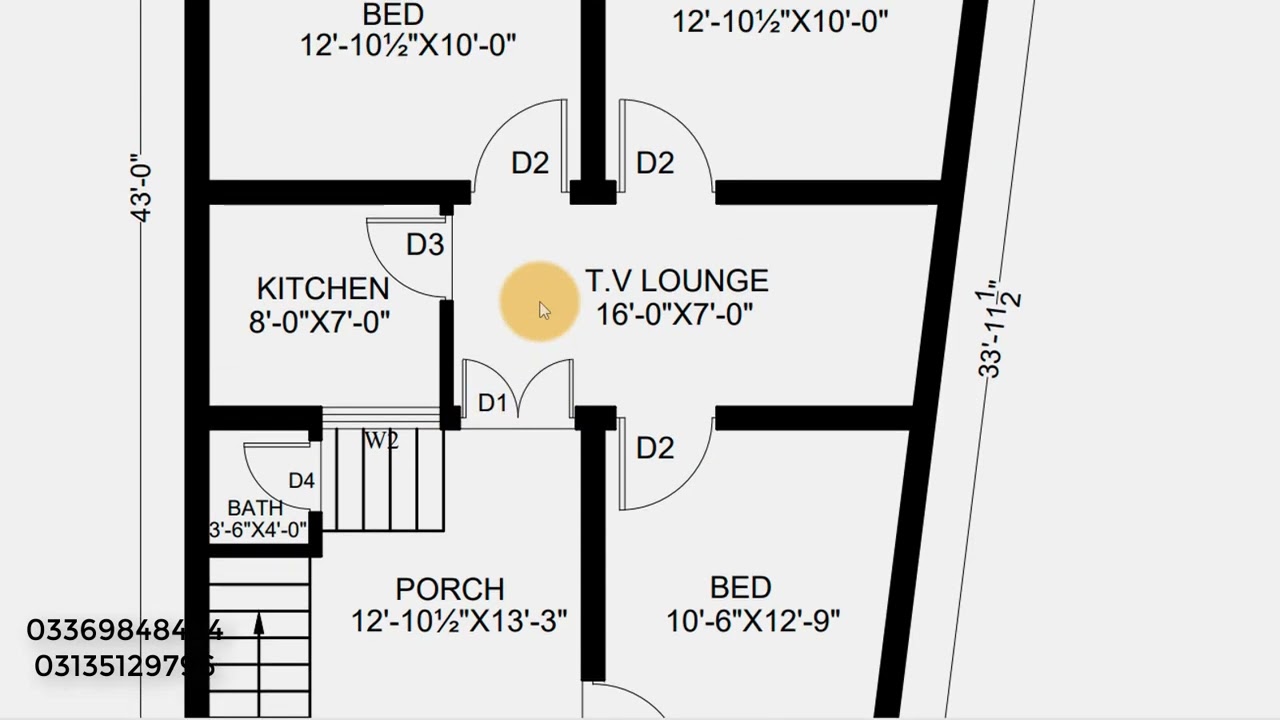 4 MARLA HOUSE PLAN || 4 MARLA GHAR KA NAKSHA