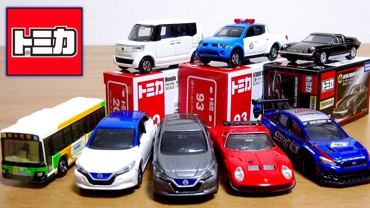 トミカ 2017年10月発売 新作 新車両 No.20 いすゞエルが都営バス N0.93 日産リーフ トミカプレミアム Tomica