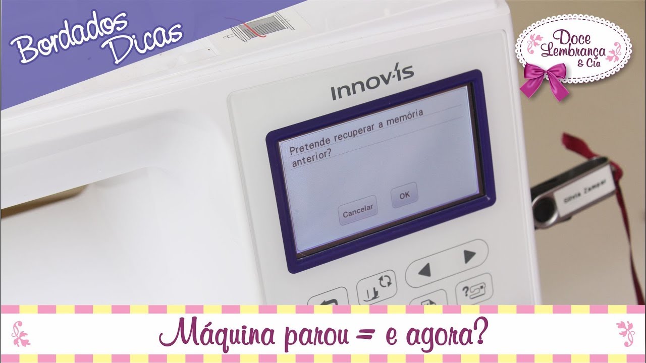 Bordado Parou no Meio - Como voltar pontos?