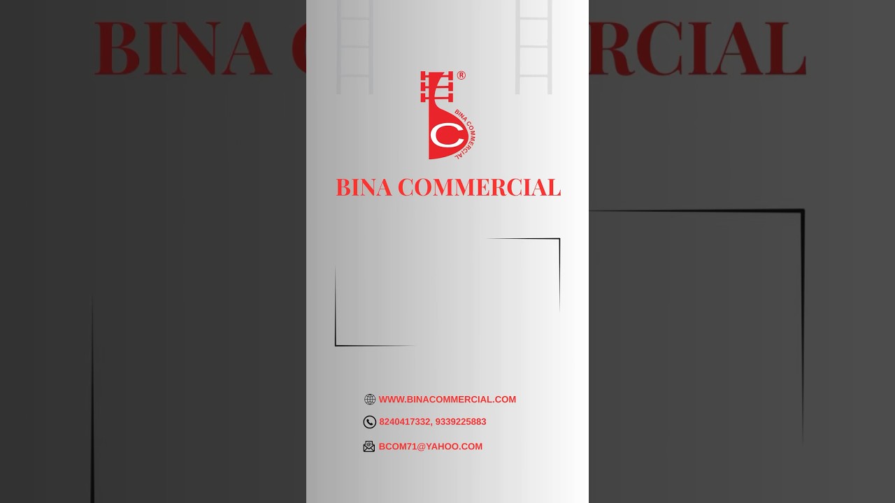 Bina Commercial -The Leading Ladder Manufacturer Ph 8240417332 #hardware #shop #industrial #ladder