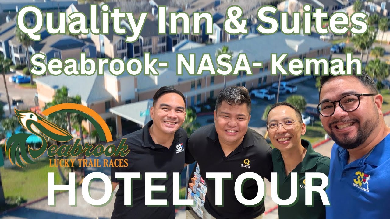 Hotel Tour with the 3 Bros - Quality Inn & Suites Seabrook- NASA- Kemah