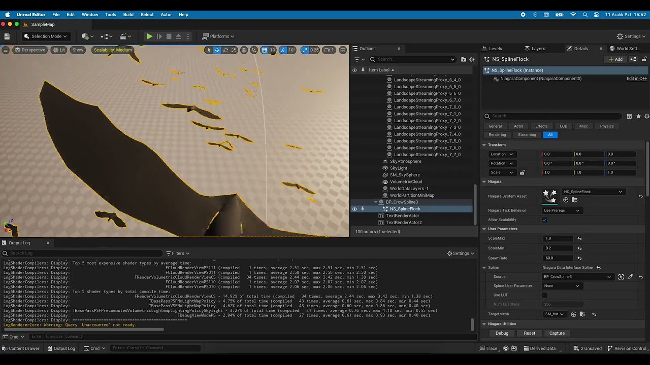Spline Module for Flock Sytem