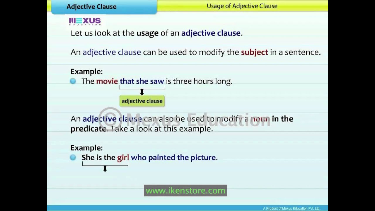 Adjective Clause | English Grammar | iken | ikenedu | ikenApp