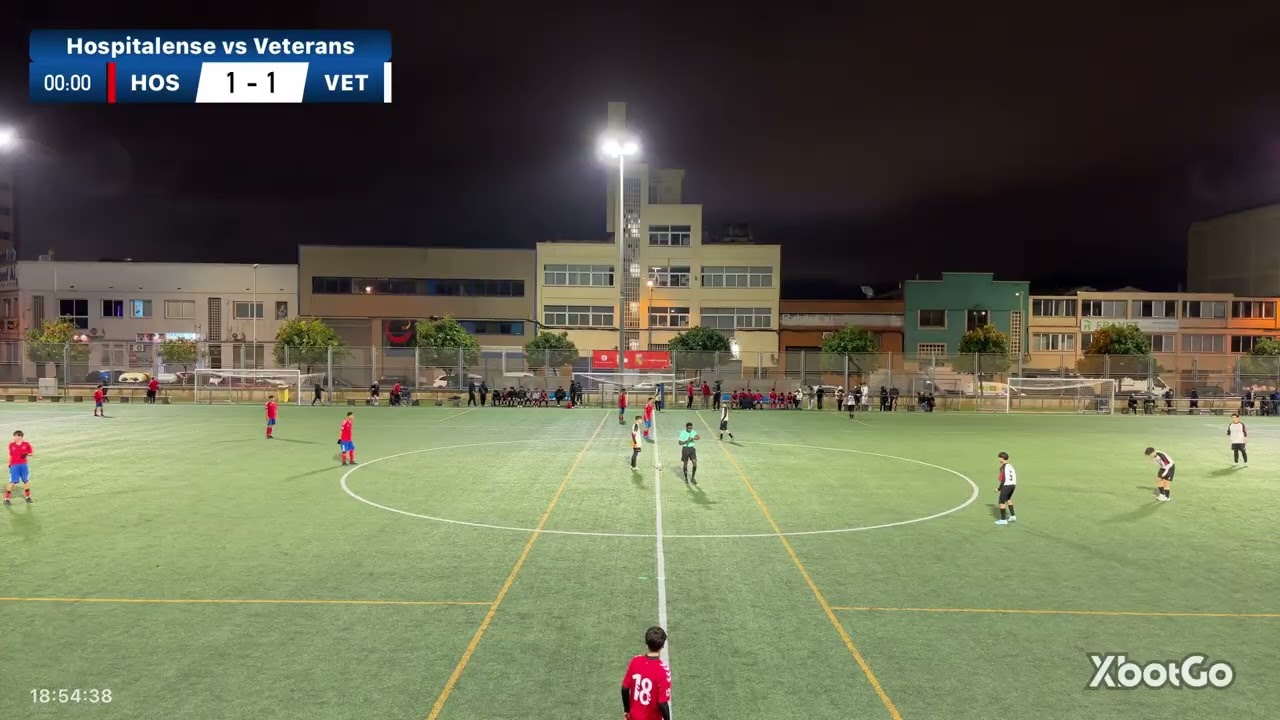 Cadete SUB15 Segunda División Jornada 13 Hospitalense 'C' vs Veterans 'A'  (1-2)