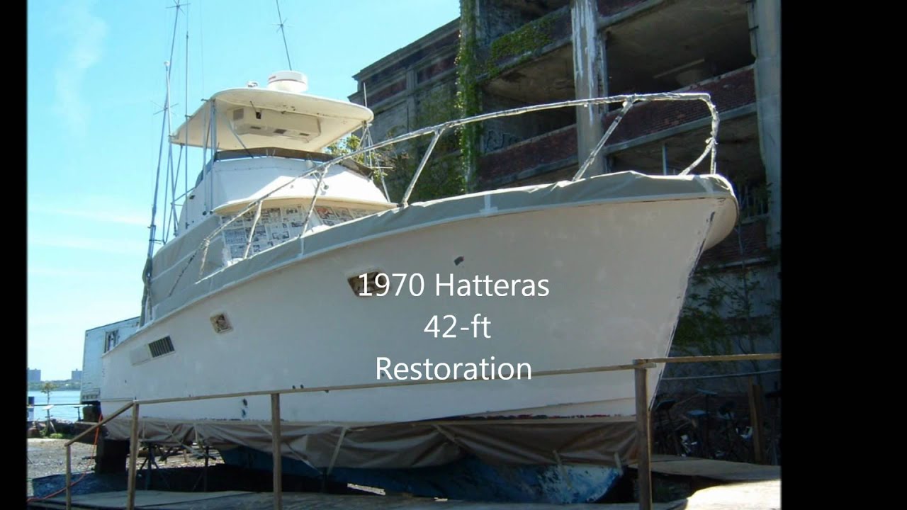 (AQUAHOLIC23 ) 1970 Hatteras Restoration,   by  Flaco aquaholic