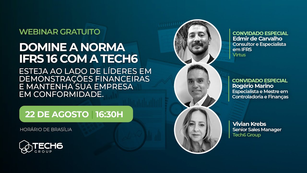 Domine a norma IFRS 16 com a Tech6
