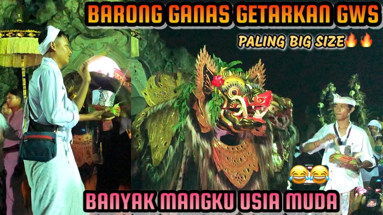 BARONG BANGKUNG MEPETUK AGUNG DI GWS TAMAN KOTA TABANAN 2022