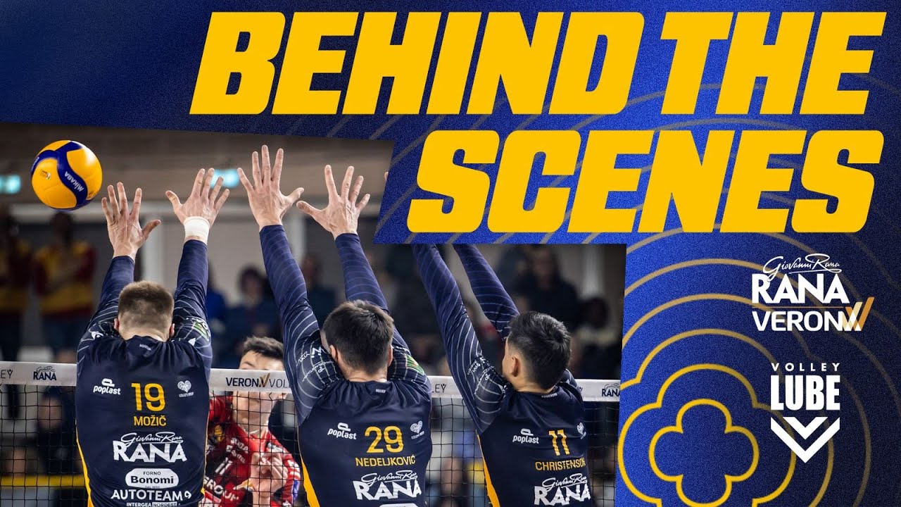 BEHIND THE SCENES | Rana Verona vs Cucine Lube Civitanova | 01.02.2026