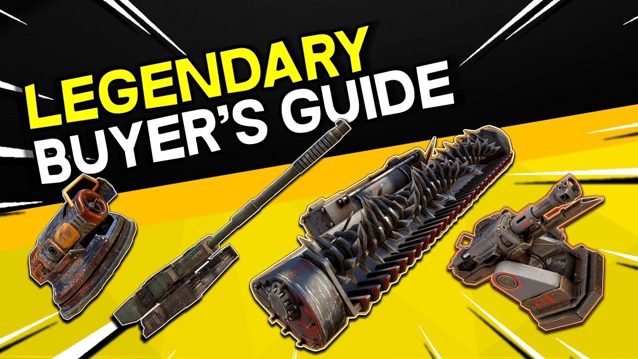 Legendary Weapon Buyer's Guide -- Crossout
