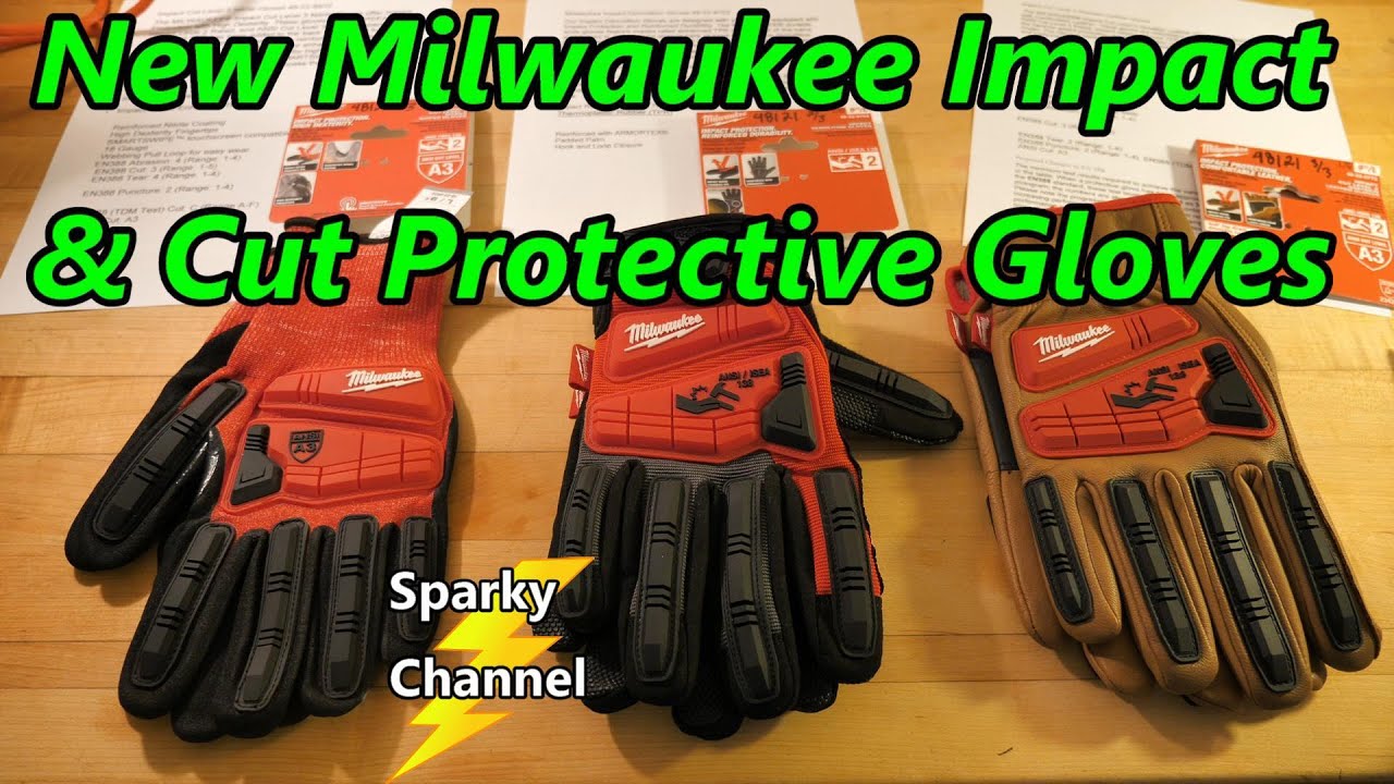 New Milwaukee Cut and Impact Protective Gloves with 3 Levels of Protection and Dexterity