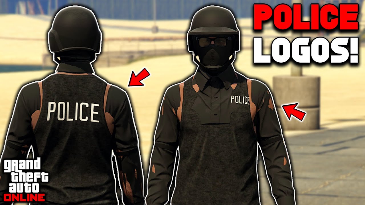 Как добавить логотипы полиции на свою одежду в GTA 5 Online!