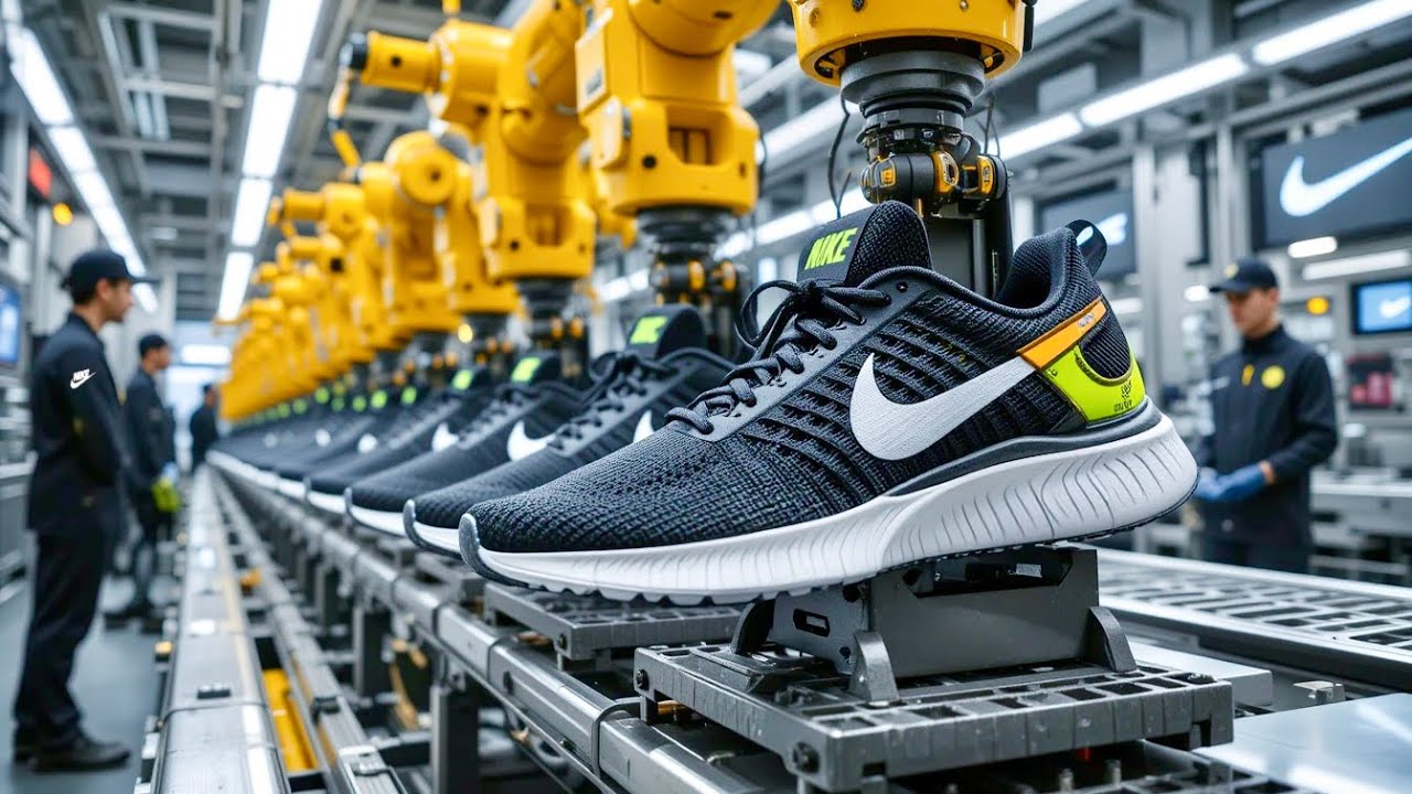 CÓMO se FABRICAN las ZAPATILLAS NIKE 👟 | DENTRO de la MEGAFÁBRICA de NIKE 🏭