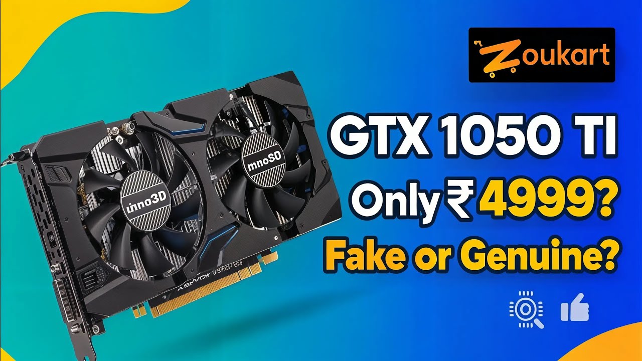 Zoukart GTX 1050 Ti Unboxing & Test ₹4999 Second Hand GPU | Fake or Genuine? Full Performance Check