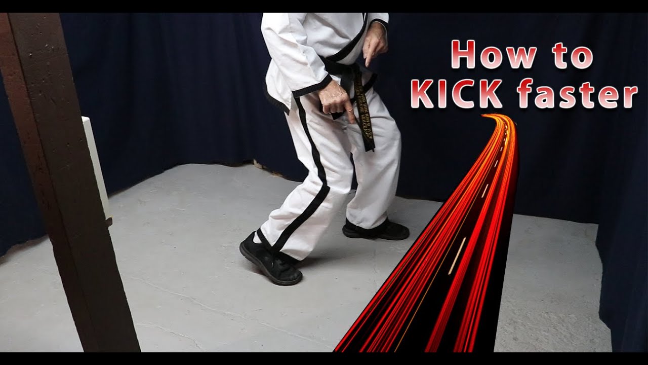 Martial Arts Lesson in One Minute: How To Kick Faster