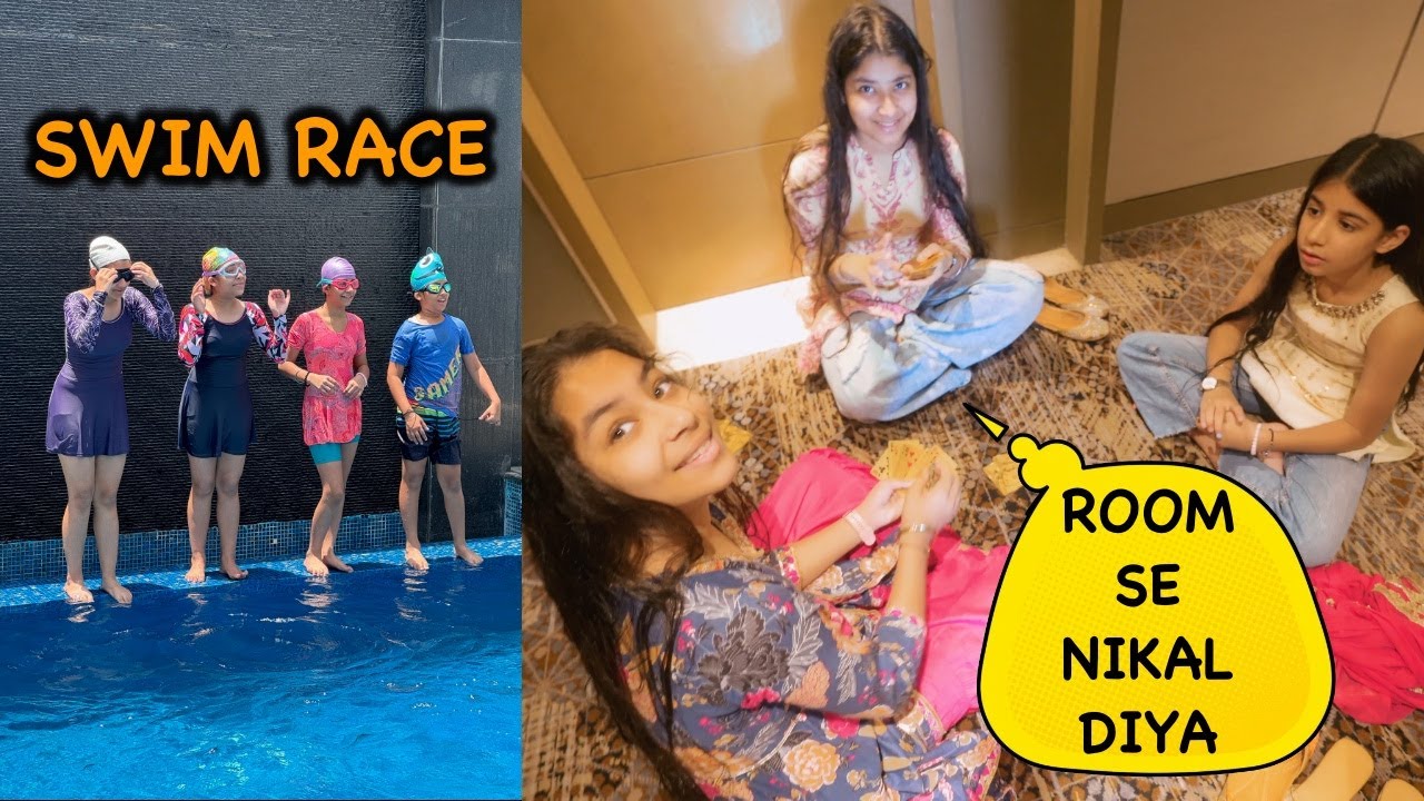 Swim Race and Bachon Ko Room Se Nikal Diya 😱 Amritsar Vlog 2024