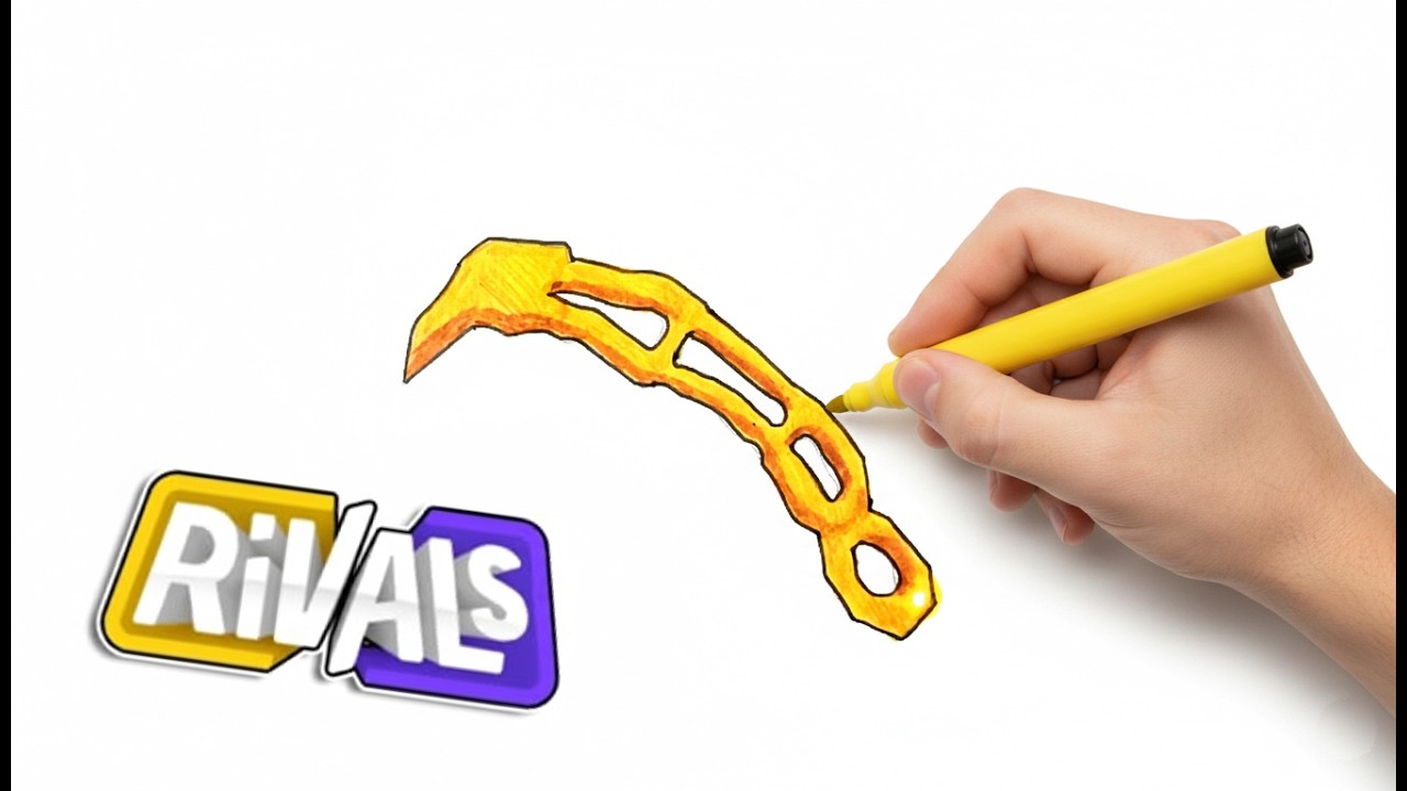 Как нарисовать Кейрамбита из ROBLOX RIVALS