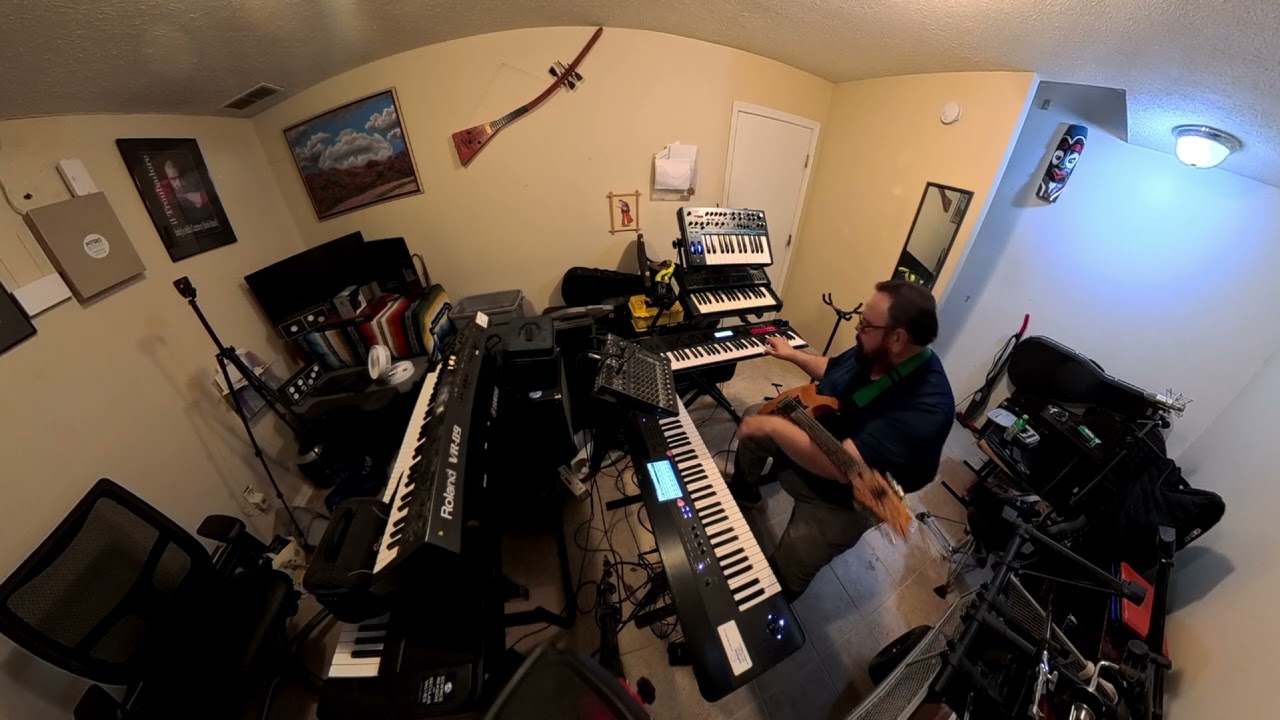 Disco Education 360Jam#24 live improv by Robert Bruce Scott free to use for YouTube background music
