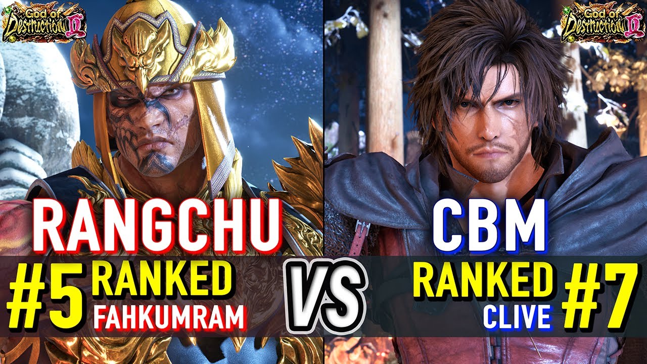 T8 🔥 RANGCHU (#5 Ranked Fahkumram) vs CBM (#7 Ranked Clive) 🔥 Tekken 8 High Level Gameplay