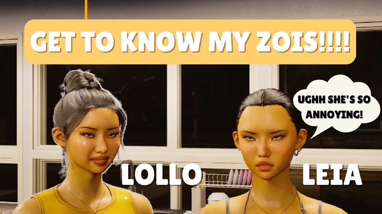 LETS EXPLORE INZOI TOGETHER! GET TO KNOW MY ZOI LEIA!!!! (INZOI GAMEPLAY)