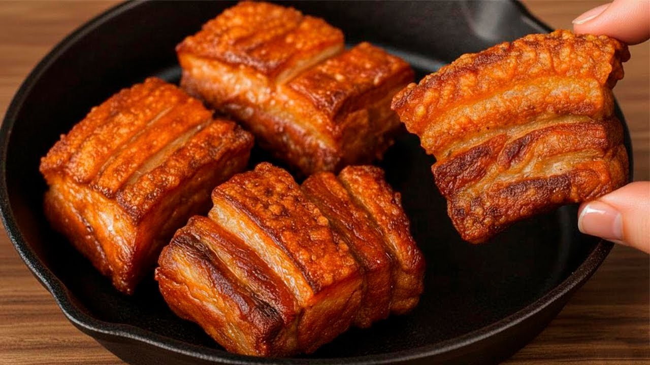 How to Make Crispy Pork Belly like in Expensive Restaurant!