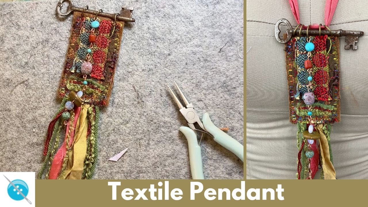 Statement Textile Pendant
