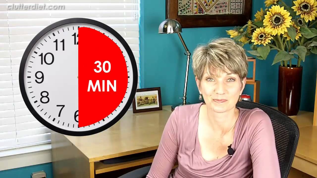 How to Get Organized in 30 Seconds... or 1 Minute... or 5 | Clutter Video Tip