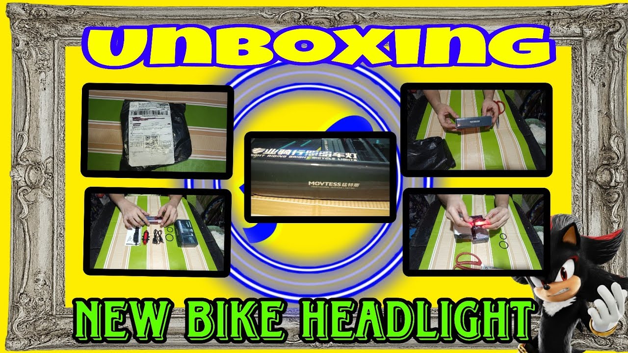 UNBOXING NEW BIKE HEADLIGHT 