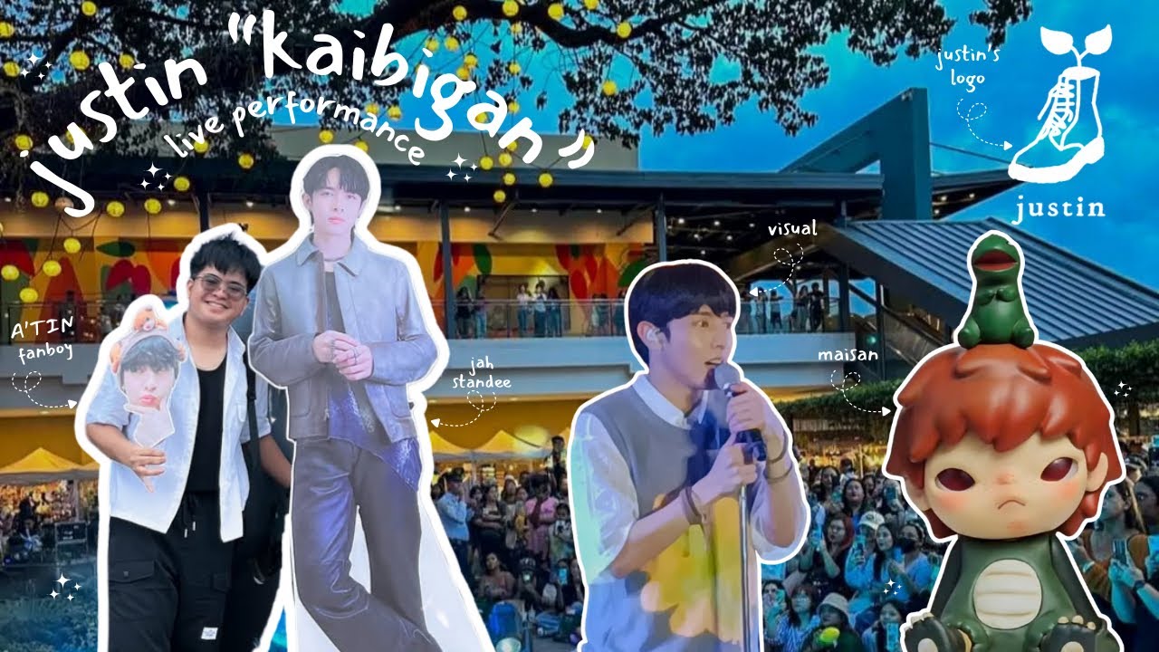 visual diary | Justin’s surprise “Kaibigan” Live at UP Town Katipunan