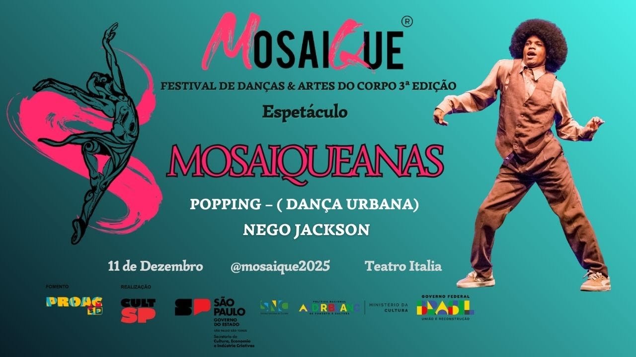 POPPING &ndash; (dan&ccedil;a urbana) &nbsp;Nego Jackson