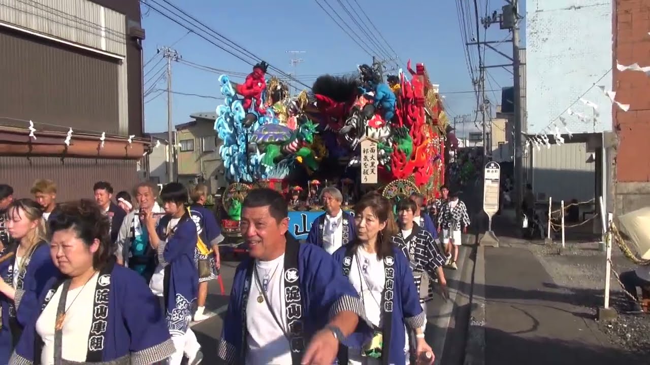 ２０２５年　八戸三社大祭　お還り　新羅神社