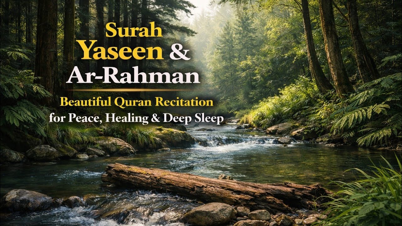 Surah Yasin (Yaseen) & Surah Ar Rahman | Beautiful Quran Recitation for Peace , Healing & Deep Sleep
