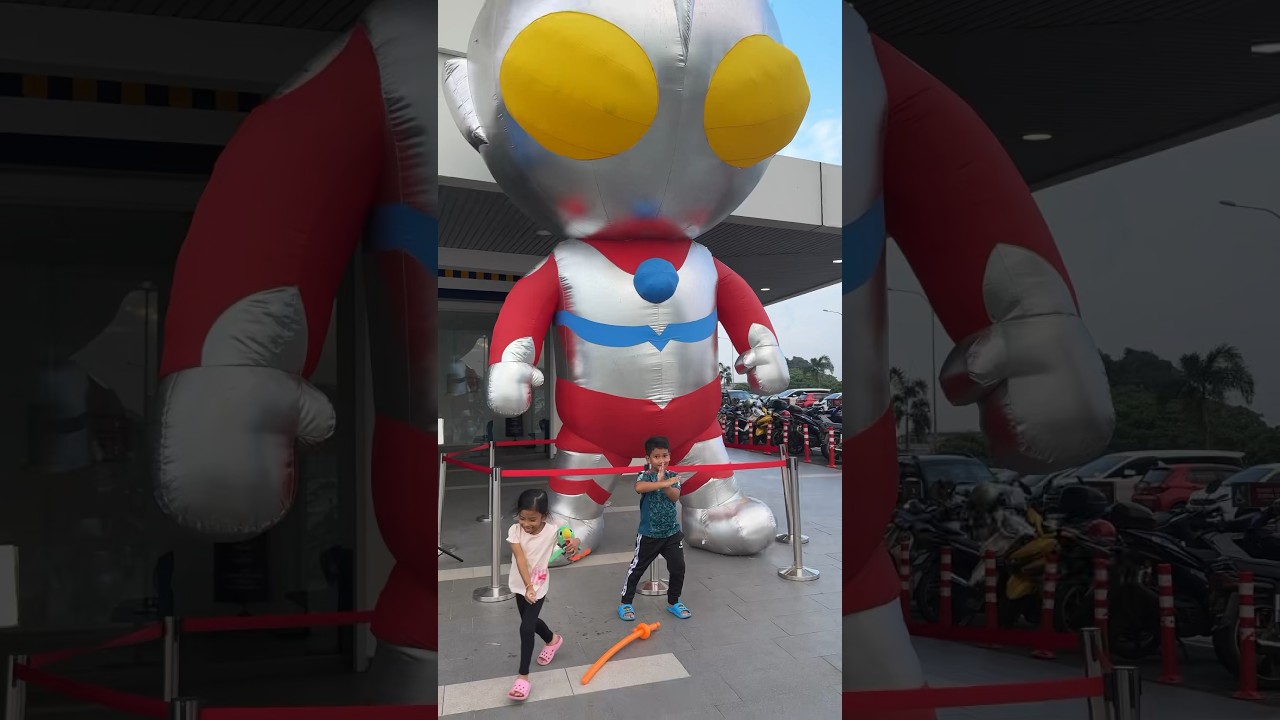 Meet the Ultraman 🔴⚪️ vs Dinasour 🦕 at Mydin Mall Tunjong