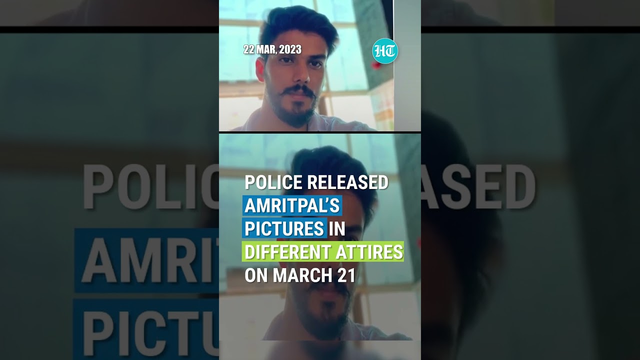 Punjab Police Releases 7 Faces Of Fugitive Amritpal Singh