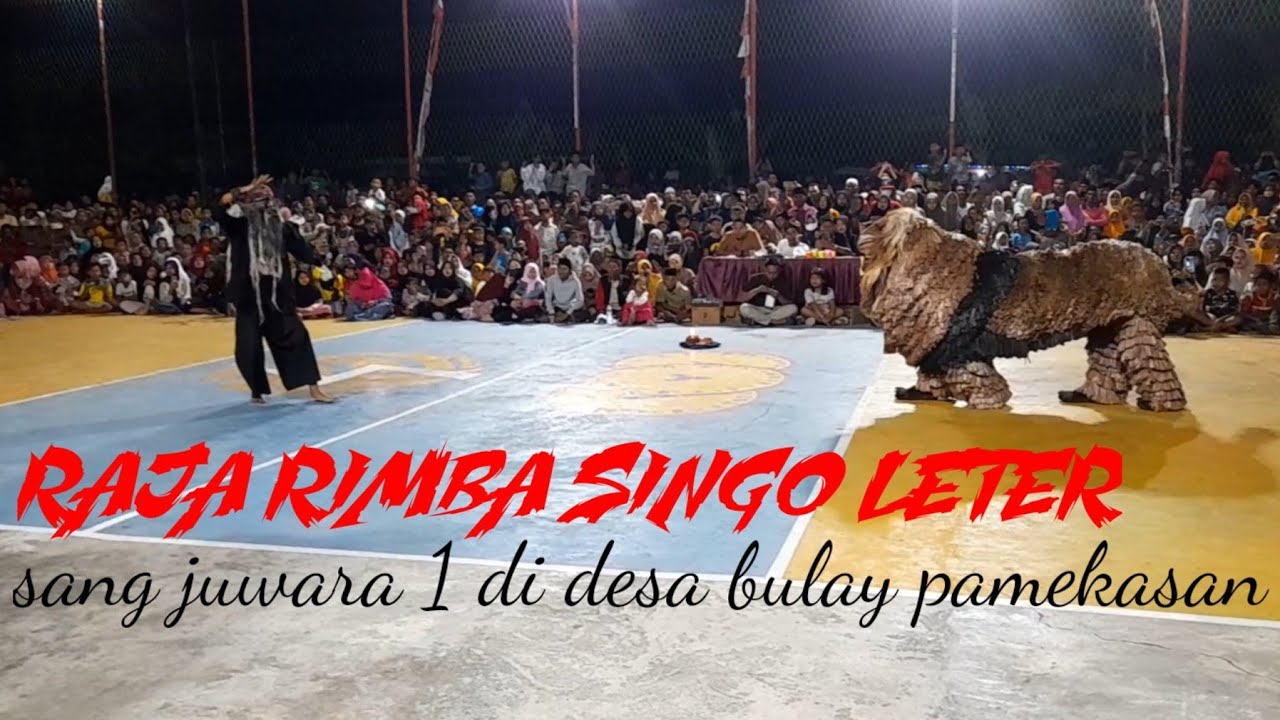 raja rimba singo leter sang juwara 1 di desa bulay pamekasan