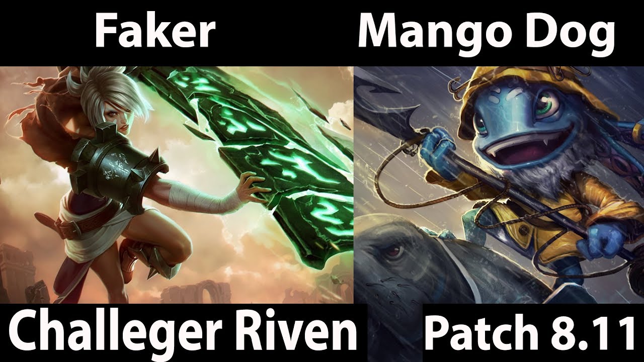 [ Faker ] Riven vs Fizz [ Mango Dog ] Mid - Faker Stream