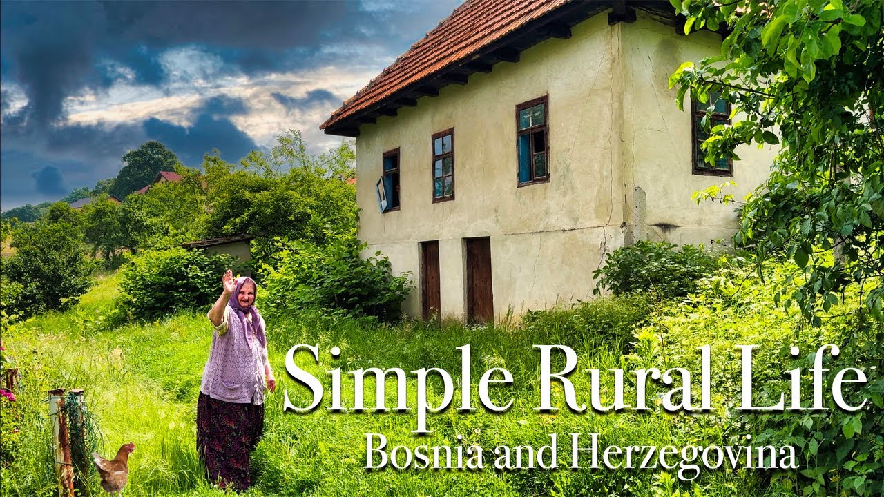This Grandmother lives a different, Forgotten Way of Life || Bosnia and Herzegovina || Village asmr