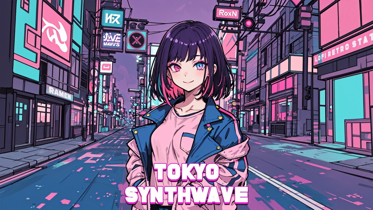 Calm 80s Synthwave Beats to Chill To at Night - Slow Chillwave - Vaporwave - 85 bpm Cyberpunk Return